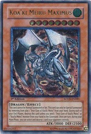 Image of Koa'ki Meiru Maximus (UTR) (SOVR-EN081) - Stardust Overdrive Unlimited