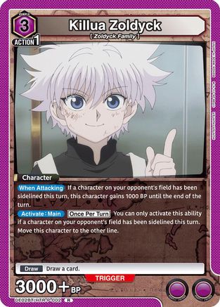 Image of Killua Zoldyck (002) (UE02BT/HTR-P-002) - UE02BT HUNTER X HUNTER Foil