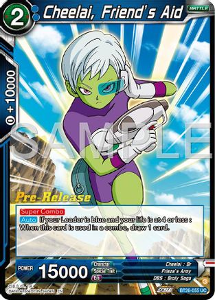 Image of Cheelai, Friend's Aid (BT26-055) - Ultimate Advent PreRelease Cards