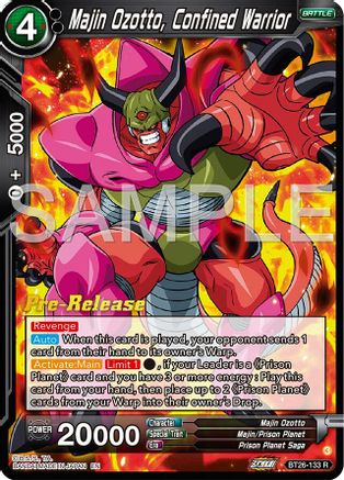 Image of Majin Ozotto, Confined Warrior (BT26-133) - Ultimate Advent PreRelease Cards