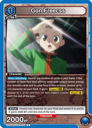 Image of Gon Freecss (001) (UE02BT/HTR-P-001) - UE02BT HUNTER X HUNTER Foil