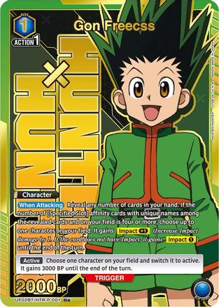 Image of Gon Freecss (001) (R*) (UE02BT/HTR-P-001) - UE02BT HUNTER X HUNTER Foil