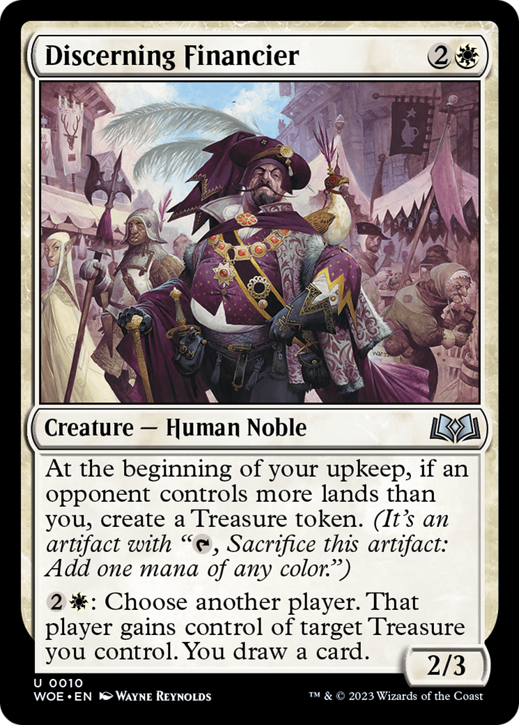 Image of Discerning Financier (WOE-010) - Wilds of Eldraine