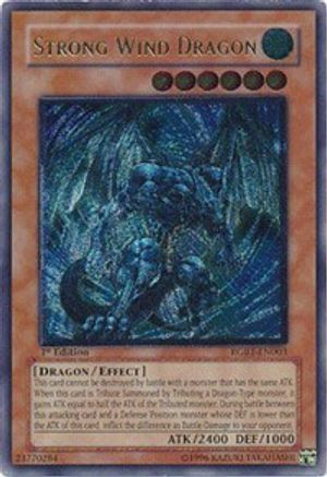 Image of Strong Wind Dragon (UTR) (RGBT-EN003) - Raging Battle 1st Edition