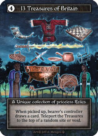 Image of 13 Treasures of Britain (Foil)  - Arthurian Legends Foil