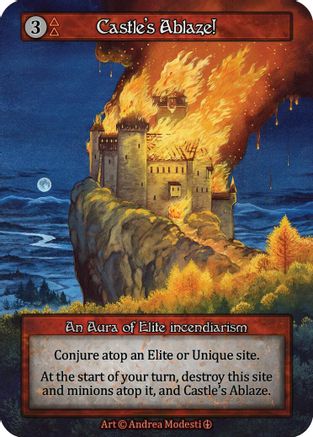 Image of Castle's Ablaze!  - Arthurian Legends