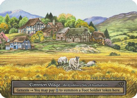 Image of Common Village (Foil)  - Arthurian Legends Foil