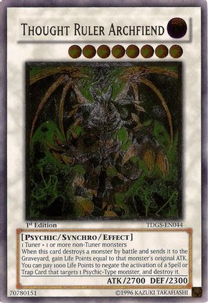 Image of Thought Ruler Archfiend (UTR) (TDGS-EN044) - The Duelist Genesis Unlimited