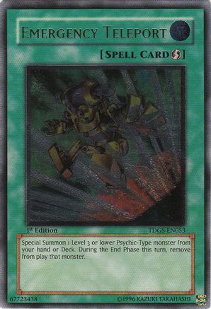 Image of Emergency Teleport (UTR) (TDGS-EN053) - The Duelist Genesis 1st Edition