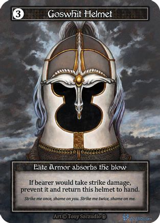 Image of Goswhit Helmet (Foil)  - Arthurian Legends Foil