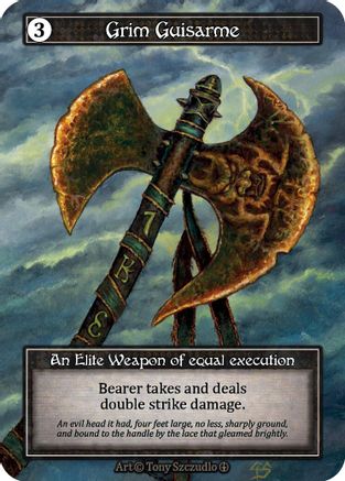 Image of Grim Guisarme (Foil)  - Arthurian Legends Foil