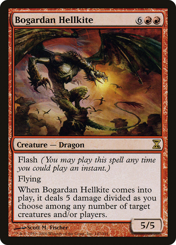 Image of Bogardan Hellkite (TSP-147) - Time Spiral