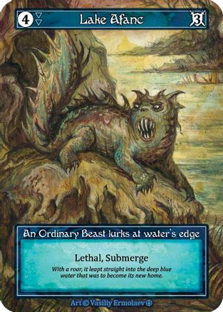 Image of Lake Afanc (Foil)  - Arthurian Legends Foil