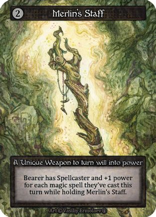 Image of Merlin's Staff  - Arthurian Legends