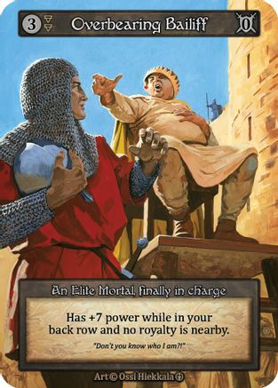 Image of Overbearing Bailiff  - Arthurian Legends