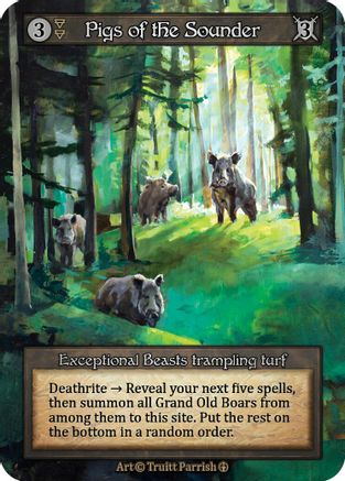 Image of Pigs of the Sounder  - Arthurian Legends
