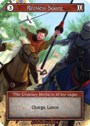Image of Reckless Squire (Foil)  - Arthurian Legends Foil