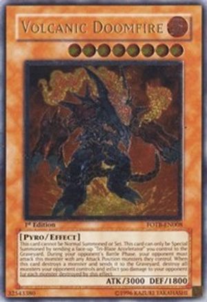 Image of Volcanic Doomfire (UTR) (FOTB-EN008) - Force of the Breaker Unlimited