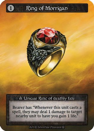 Image of Ring of Morrigan  - Arthurian Legends