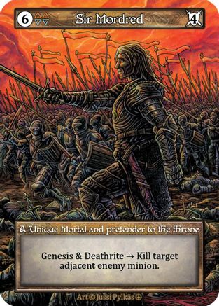 Image of Sir Mordred (Foil)  - Arthurian Legends Foil