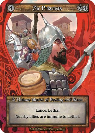 Image of Sir Priamus  - Arthurian Legends
