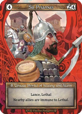 Image of Sir Priamus (Foil)  - Arthurian Legends Foil