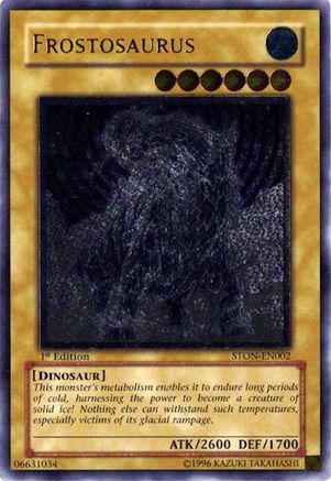 Image of Frostosaurus (UTR) (STON-EN002) - Strike of Neos 1st Edition