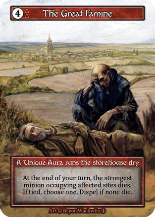 Image of The Great Famine (Foil)  - Arthurian Legends Foil