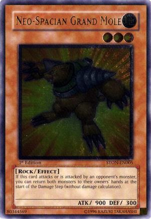 Image of Neo-Spacian Grand Mole (UTR) (STON-EN005) - Strike of Neos 1st Edition
