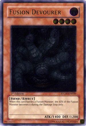 Image of Fusion Devourer (UTR) (STON-EN020) - Strike of Neos 1st Edition