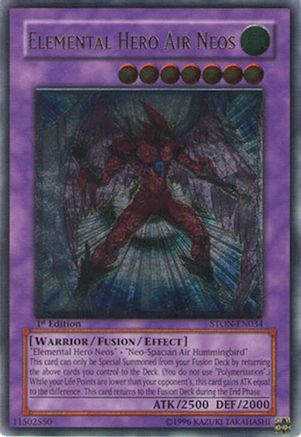 Image of Elemental Hero Air Neos (UTR) (STON-EN034) - Strike of Neos Unlimited