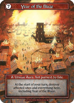 Image of Year of the Blaze (Foil)  - Arthurian Legends Foil
