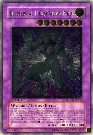 Image of Elemental Hero Glow Neos (UTR) (STON-EN036) - Strike of Neos Unlimited