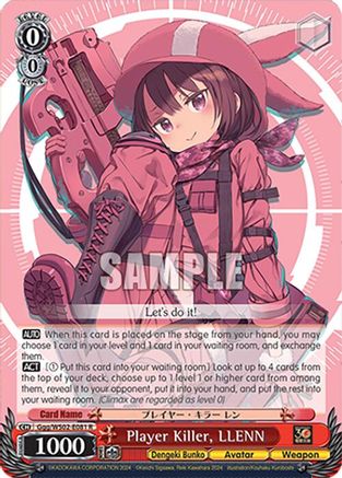 Image of Player Killer, LLENN (Ggg/WS02-E081 R) - Dengeki Bunko