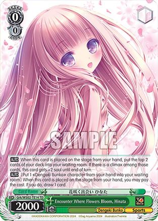 Image of Encounter Where Flowers Bloom, Hinata (Grk/WS02-TE14 TD) - Dengeki Bunko