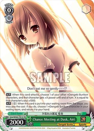 Image of Chance Meeting at Dusk, Airi (Grk/WS02-TE15 TD) - Dengeki Bunko
