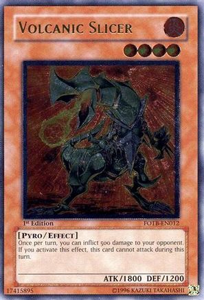 Image of Volcanic Slicer (UTR) (FOTB-EN012) - Force of the Breaker Unlimited