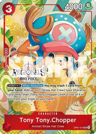 Image of Tony Tony.Chopper (Offline Regional 2024 Vol. 3) (OP01-015) - One Piece Promotion Cards