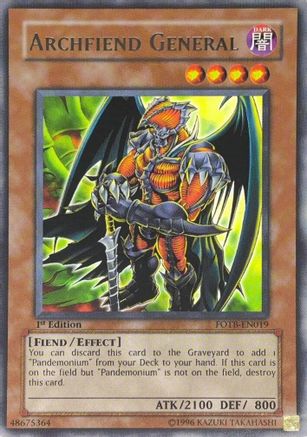 Image of Archfiend General (UTR) (FOTB-EN019) - Force of the Breaker Unlimited