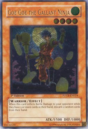 Image of Goe Goe the Gallant Ninja (UTR) (FOTB-EN024) - Force of the Breaker 1st Edition