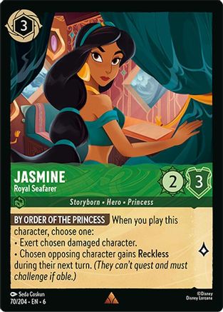Image of Jasmine - Royal Seafarer (70/204) - Azurite Sea Cold Foil
