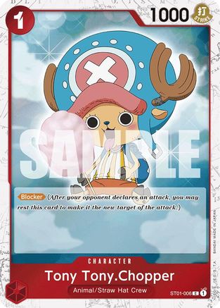 Image of Tony Tony.Chopper (ST01-006) (Jolly Roger Foil) (ST01-006) - Premium Booster -The Best- Foil