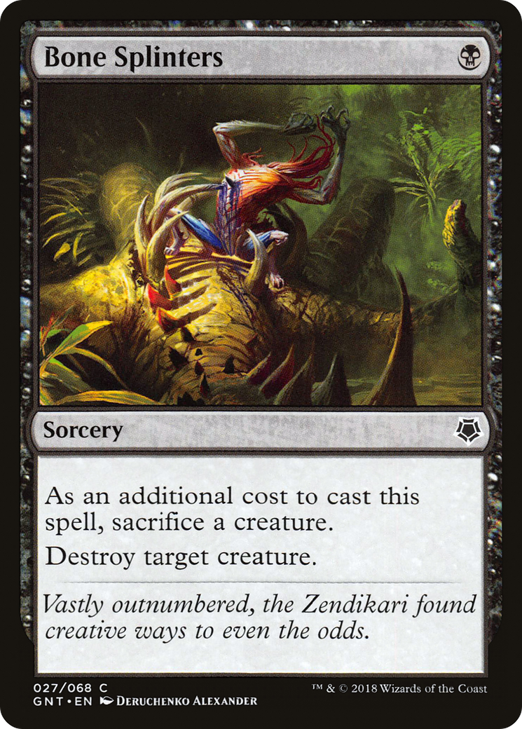 Image of Bone Splinters (GNT-027) - Game Night