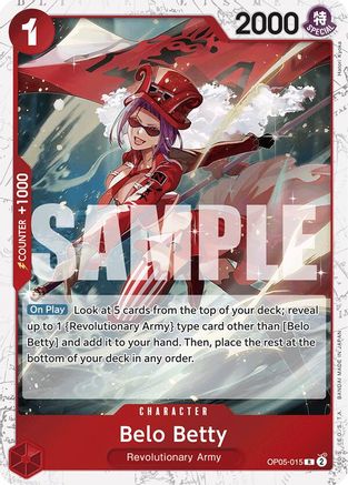 Image of Belo Betty (Jolly Roger Foil) (OP05-015) - Premium Booster -The Best- Foil