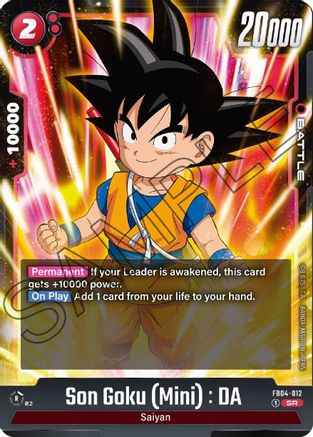 Image of Son Goku (Mini) : DA (FB04-012) - Ultra Limit Holofoil