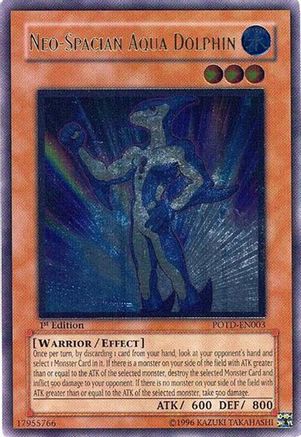 Image of Neo-Spacian Aqua Dolphin (UTR) (POTD-EN003) - Power of the Duelist 1st Edition