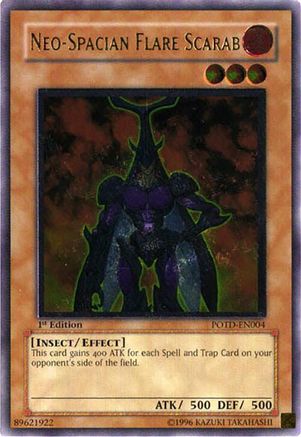 Image of Neo-Spacian Flare Scarab (UTR) (POTD-EN004) - Power of the Duelist 1st Edition
