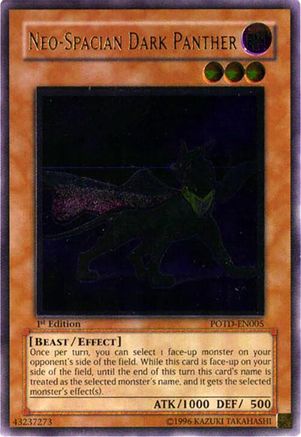 Image of Neo-Spacian Dark Panther (UTR) (POTD-EN005) - Power of the Duelist Unlimited