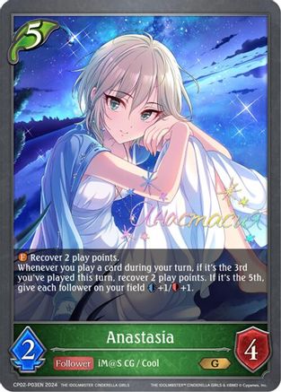 Image of Anastasia - P03EN (Foil) (CP02-P03EN) - CP02 THE IDOLMSTER CINDERELLA GIRLS