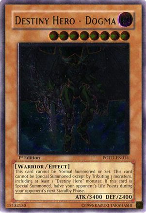 Image of Destiny Hero - Dogma (UTR) (POTD-EN014) - Power of the Duelist 1st Edition